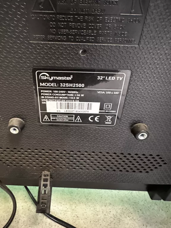 TV LED 32" SKYMASTER 32SH4525 HD READY PILOT DVB-T2