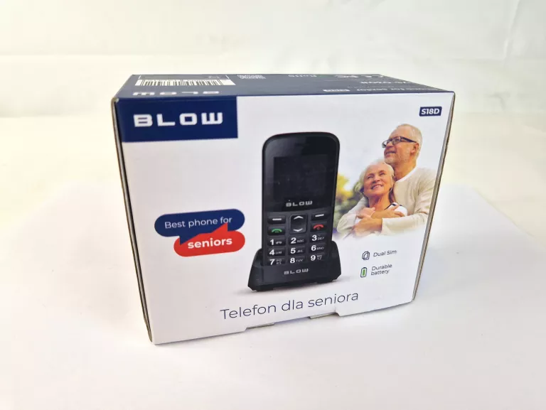 TELEFON DLA SENIORA BLOW CZARNY