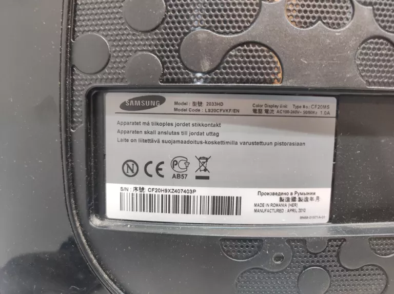 TELEWIZOR Z FUNKCJA MONITORA SAMSUNG LS20CFVKF/EN
