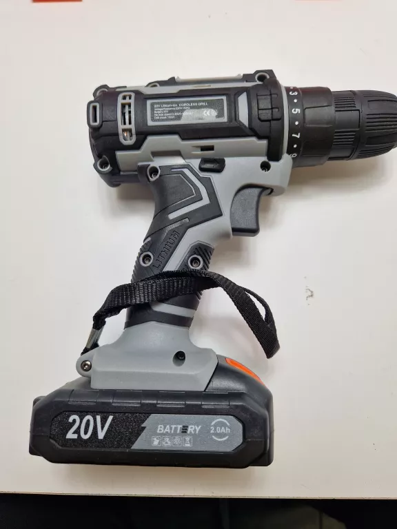WKRĘTARKA AKUMULATOROWA 20V BATERIA 2000 MAH CORDLESS DRILL