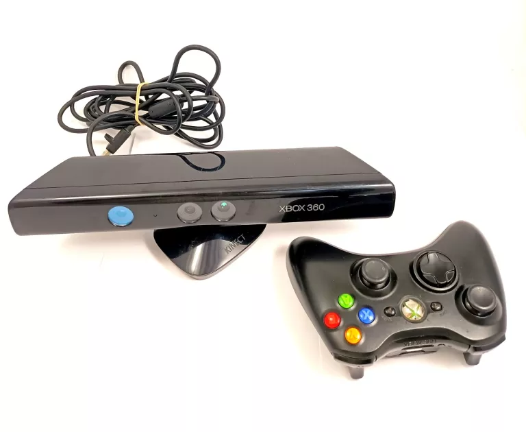 KONSOLA XBOX S 360 + KABEL ZASILAJĄCY + PAD + KINECT