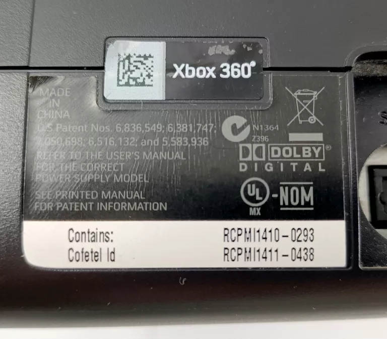 KONSOLA XBOX S 360 + KABEL ZASILAJĄCY + PAD + KINECT
