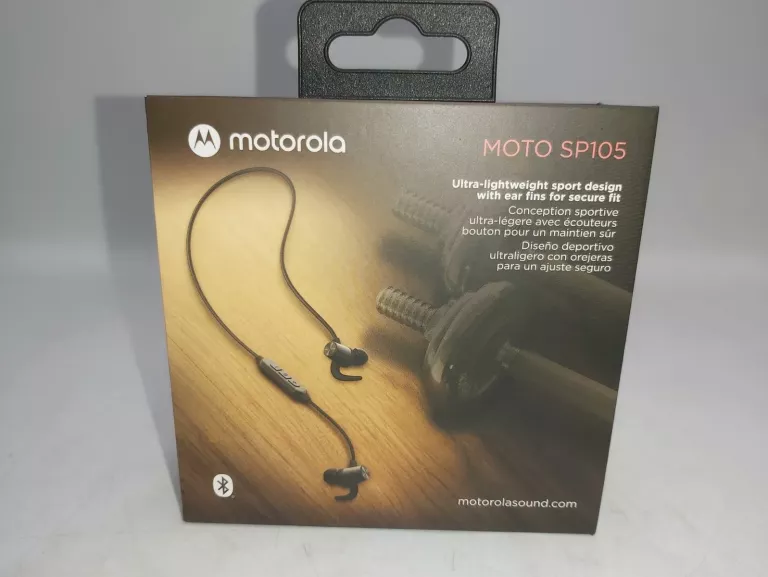 SŁUCHAWKI BLUETOOTH MOTOROLA MOTO SP105 PUDEŁKO KOMPLET