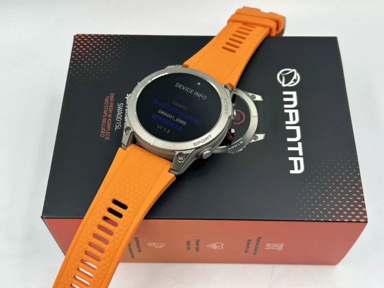 SMARTWATCH MANTA ACTIV X GPS SWA001 KOMPLET