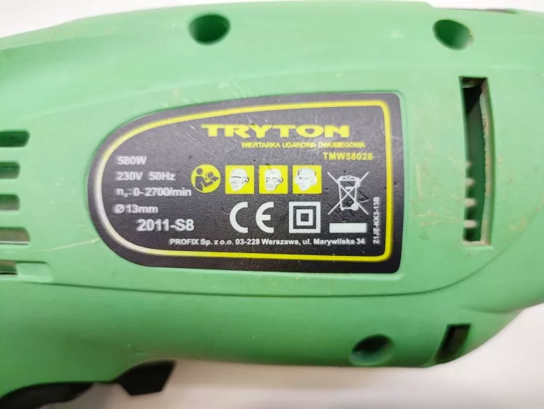 TRYTON WIERTARKA UDAROWA 580W TMW58028