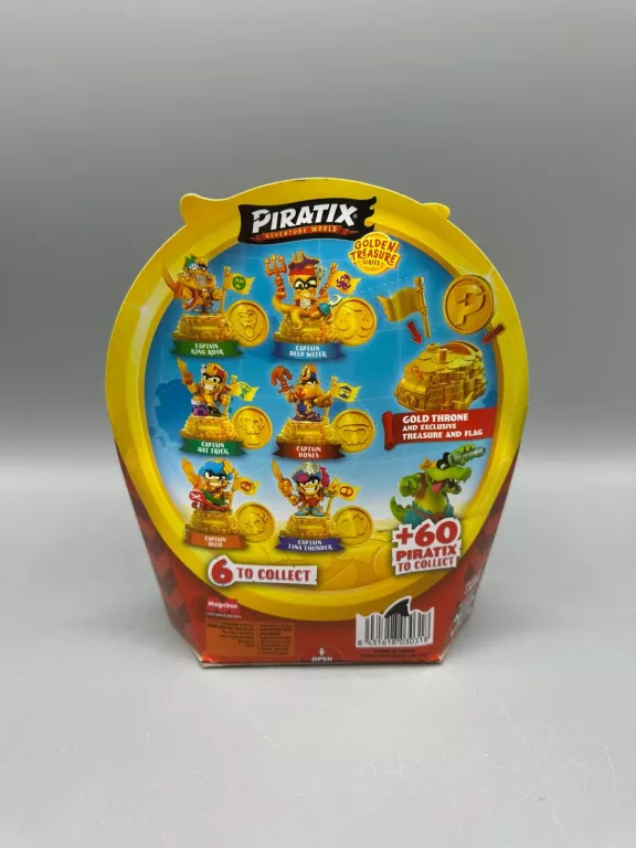 PIRATIX GOLD PACK THE DOWNTOWN CREW + KAPITAN BONES 6 FIGUREK