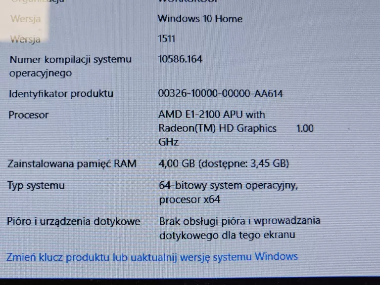 LAPTOP LENOVO G 505 4/500GB
