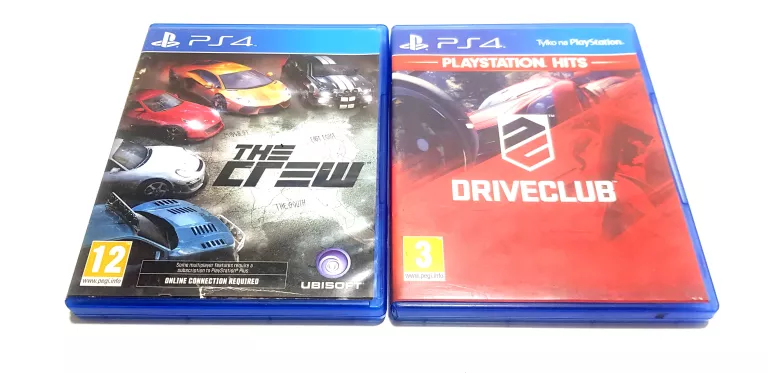 ZESTAW 5 GIER PS4 THE CREW HEAVY RAIN/BEYOND DRIVE CLUB SHADOW OF WAR GTA
