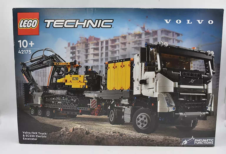 LEGO TECHNIC 42175 CIĘŻARÓWKA VOLVO FMX I KOPARKA EC230 ELECTRIC