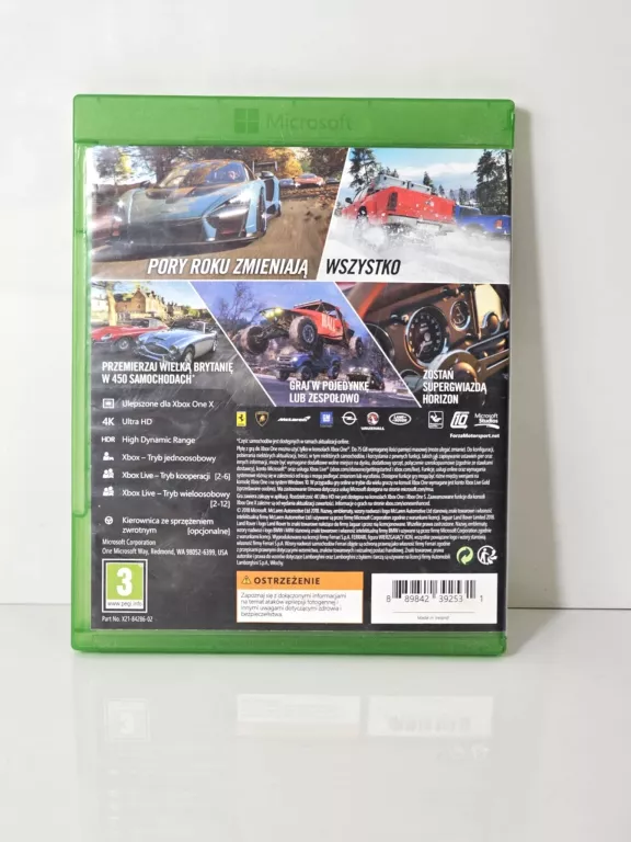 GRA NA XBOX SERIES XBOX ONE FORZA HORIZON 4 POLSKIE WYDANIE PO POLSKU PL