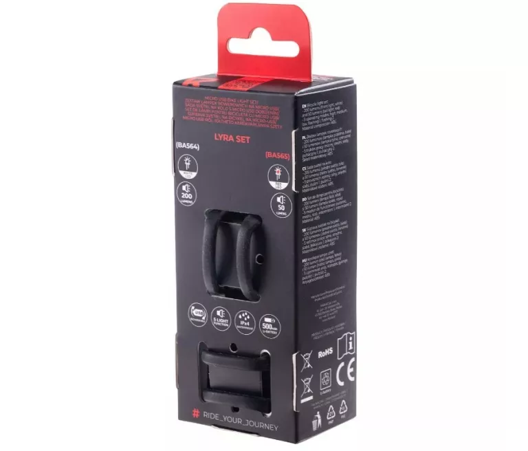 LAMPKI OŚWIETLENIE ROWEROWE RADVIK LYRA SET M000235324