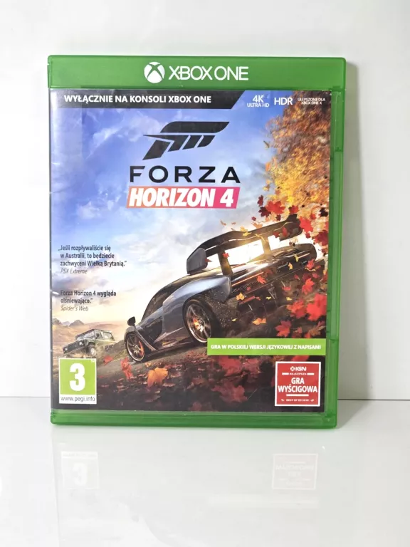 GRA NA XBOX SERIES XBOX ONE FORZA HORIZON 4 POLSKIE WYDANIE PO POLSKU PL
