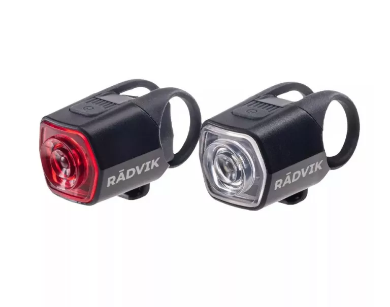 LAMPKI OŚWIETLENIE ROWEROWE RADVIK LYRA SET M000235324