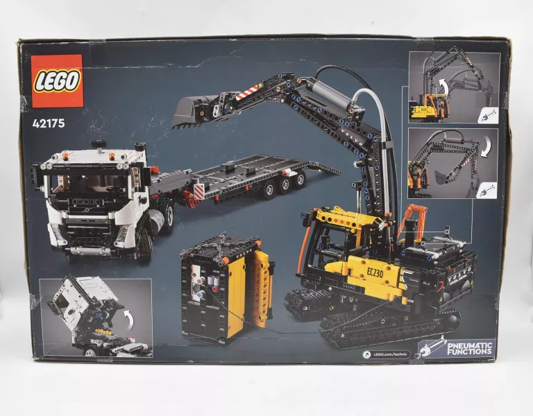 LEGO TECHNIC 42175 CIĘŻARÓWKA VOLVO FMX I KOPARKA EC230 ELECTRIC