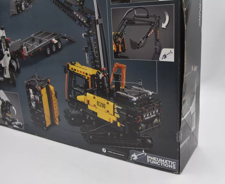 LEGO TECHNIC 42175 CIĘŻARÓWKA VOLVO FMX I KOPARKA EC230 ELECTRIC