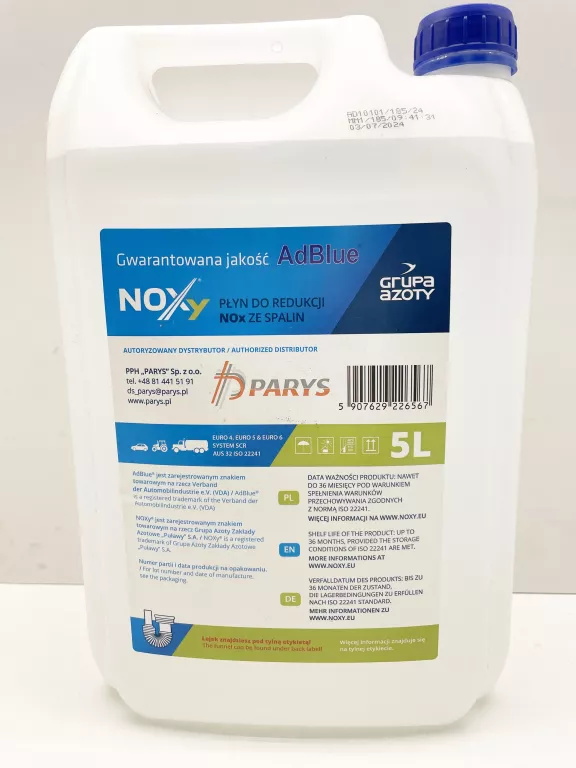 ADBLUE NOXY PŁYN KATALITYCZNY 5 L