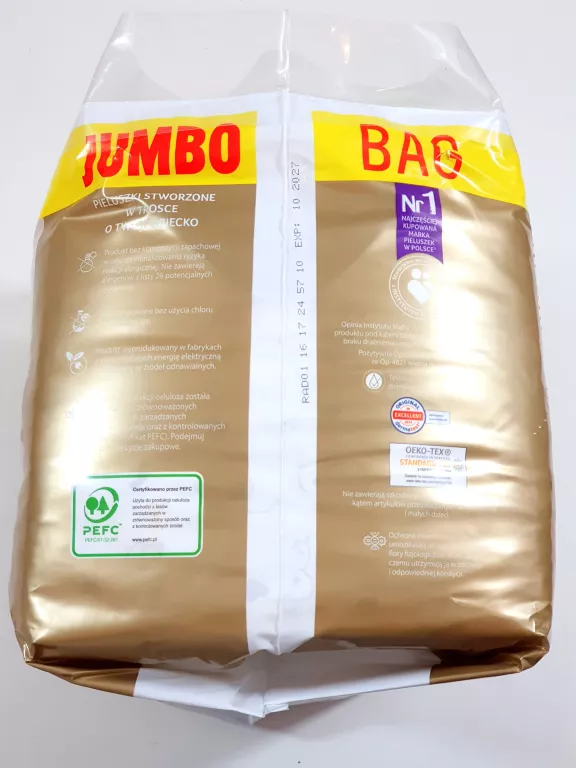 PIELUSZKI DADA EXTRA CARE ROZMIAR 3 96 SZT. JUMBO BAG