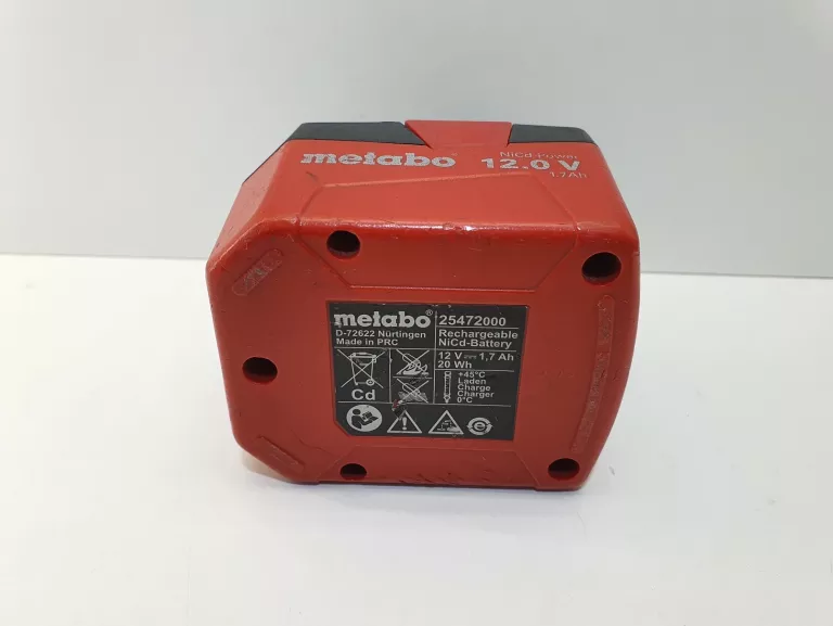 METABO AKUMULATOR NICD 12V/1,7AH