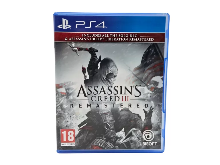 GRA NA PS4 ASSASSIN'S CREED 3 III REMASTERED | NAPISY PL