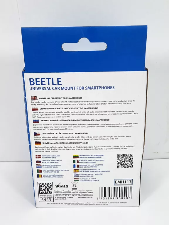 UCHWYT SAMOCHODOWY ESPERANZA BEETLE EMH113