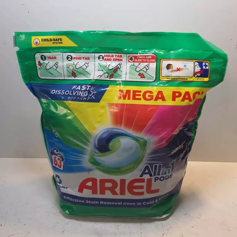 ARIEL ALL IN 1 PODS COLOR KAPSUŁKI DO PRANIA 63 SZT