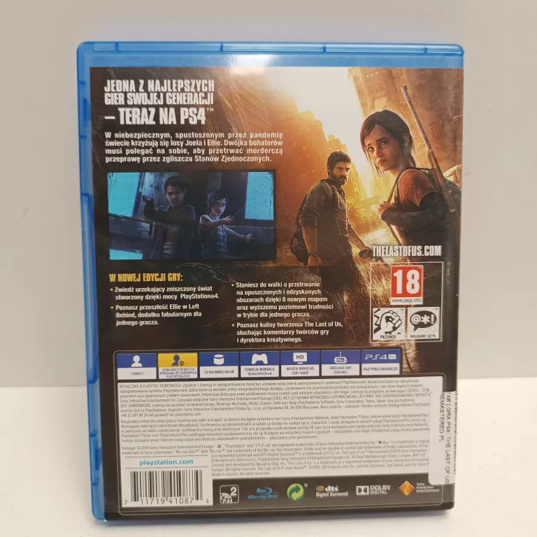 GRA PS4: THE LAST OF US REMASTERED PL