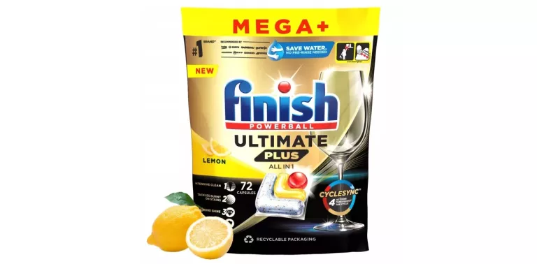 KAPSUŁKI FINISH ULTIMATE PLUS 72 SZT LEMON