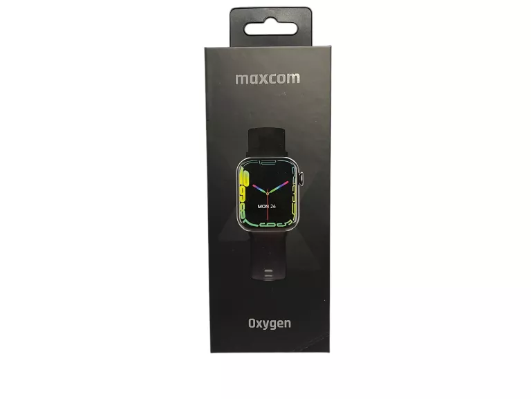 JAK NOWY !!! SMARTWATCH MAXCOM OXYGEN BLACK