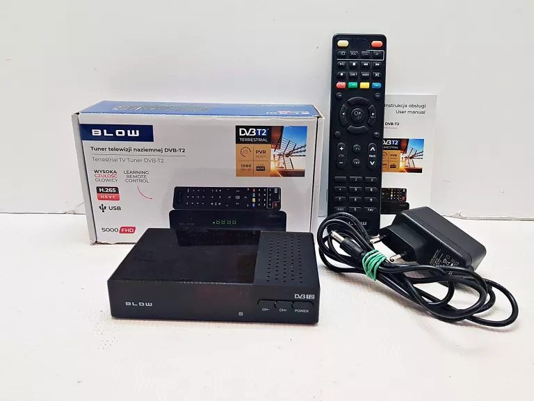 DEKODER BLOW DVB-T2 5000FHD KOMPLET