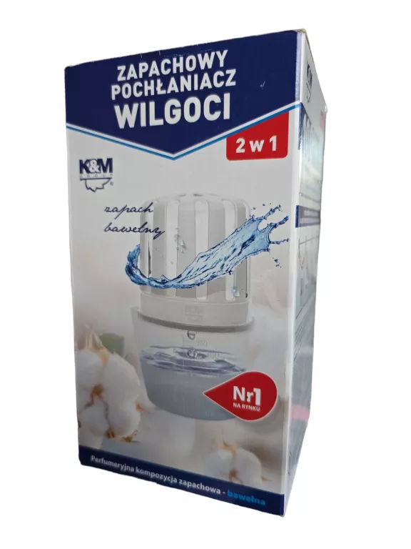 ZAPACHOWY POCHŁANIACZ WILGOCI 2W1 K&M AK101B BAWEŁNA