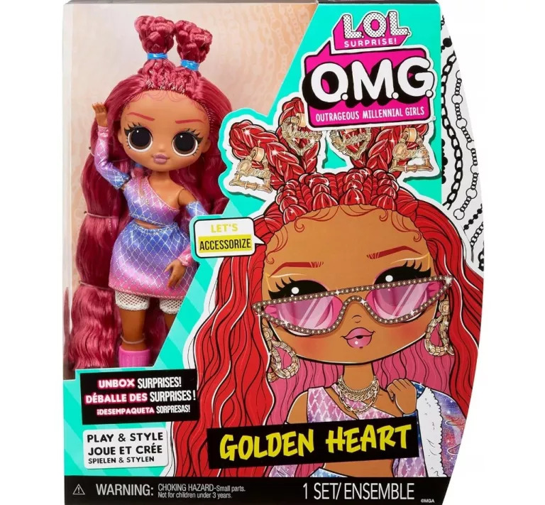 LALKA LOL SURPRISE OMG GROOVY BABE GOLDEN HEART L.O.L SERIA 7 NIESPODZIANK