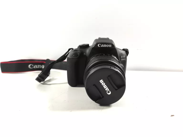 APARAT CANON EOS 1300D DS12621 + OBIEKTYW+ BATERIA+ŁĄD+ TORBA
