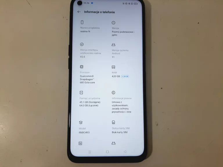 TELEFON REALME 9I 4/64 GB