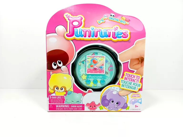 PUNIRUNES INTERAKTYWNA ZABAWKA CYFROWE ZWIERZĄTKO SQUISHY DO OPIEKI 5+