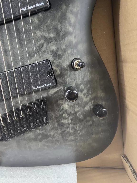 HARLEY BENTON FANFRET-8 NT PROGRESSIVE GITARA ELEKTRYCZNA 4/4 CZARNA
