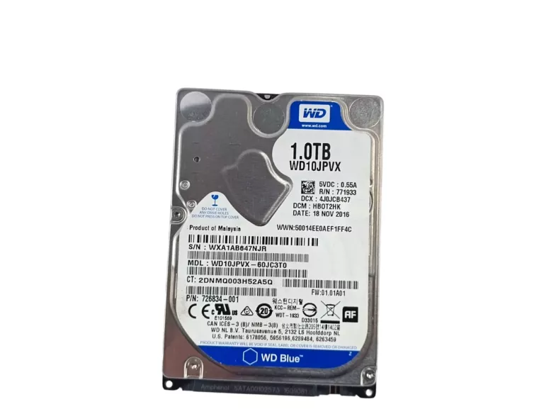 DYSK TWARDY WESTERN DIGITAL BLUE WD10JPVX 1TB SATA III 2,5"
