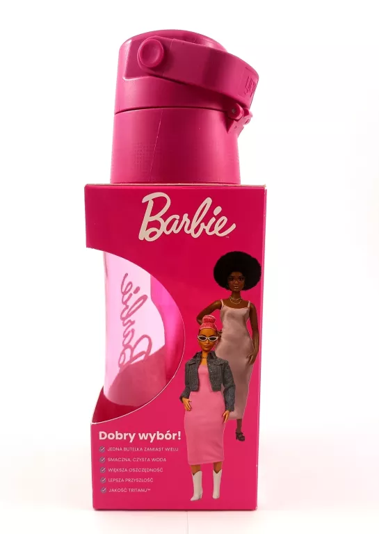 BUTELKA DAFI BARBIE + DŁUGOPIS 500ML