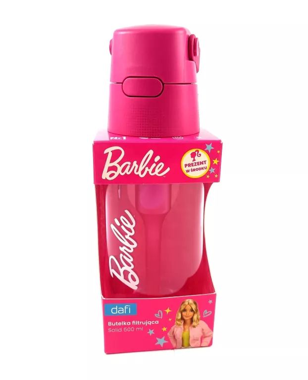 BUTELKA DAFI BARBIE + DŁUGOPIS 500ML