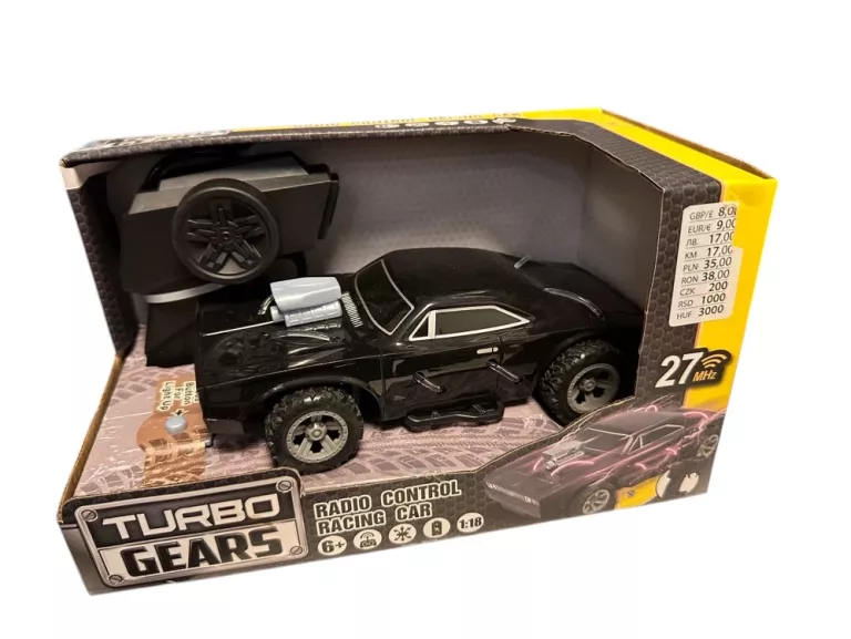 SAMOCHÓD ZDALNIE STEROWANY TURBO GEARS 1:18