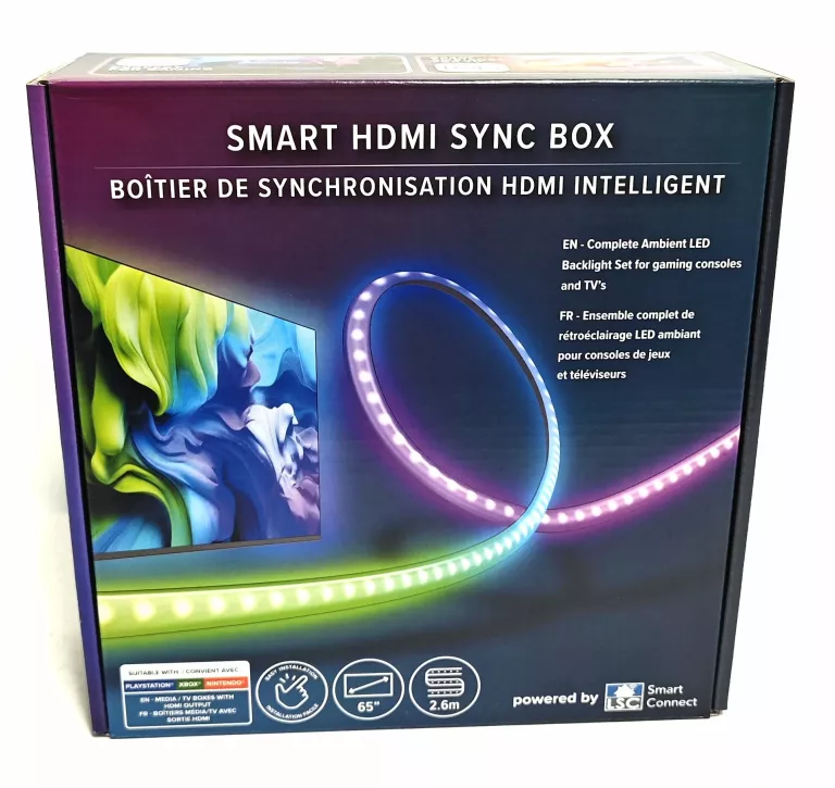 OŚWIETLENIE LED SMART HDMI SYNC BOX LSC SMART CONNECT 2.6M