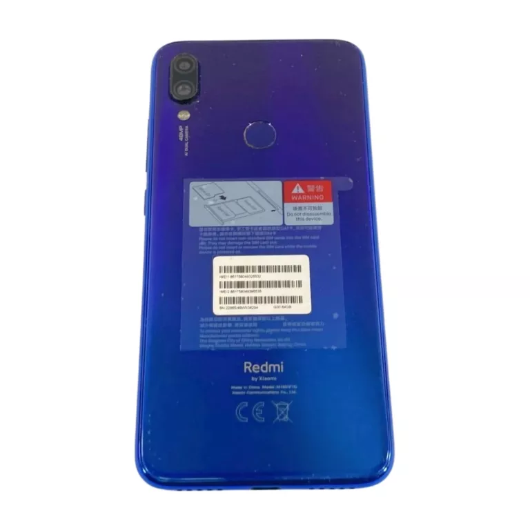 TELEFON XIAOMI REDMI NOTE 7 4/64 GB - NIEBIESKI