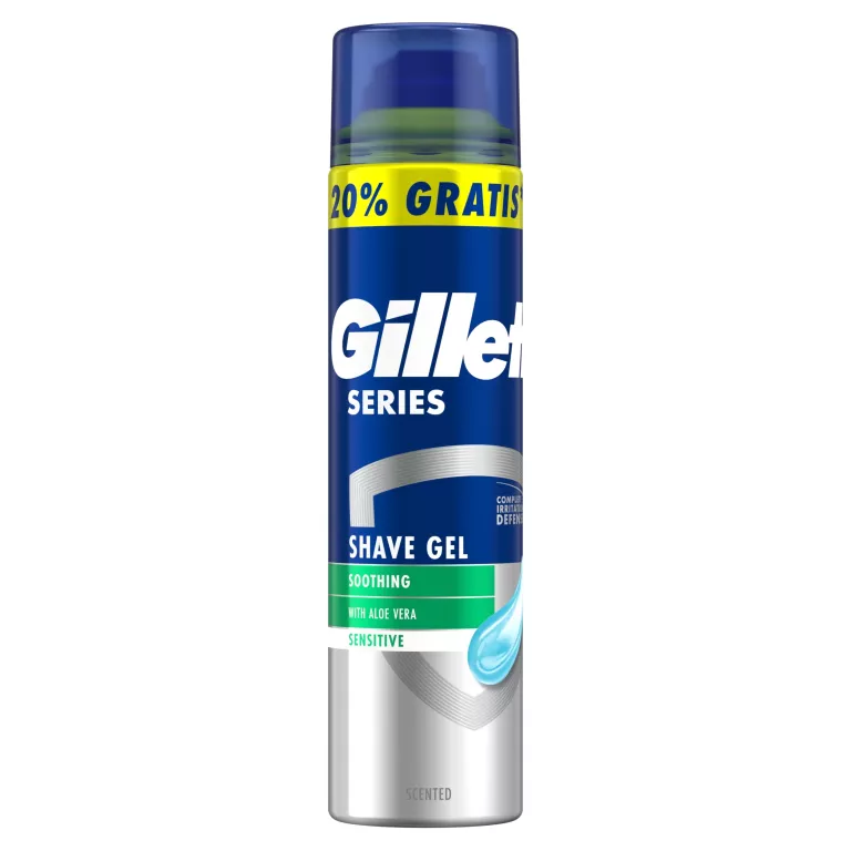 GILLETTE SERIES KOJĄCY ŻEL DO GOLENIA Z ALOESEM, 240 ML