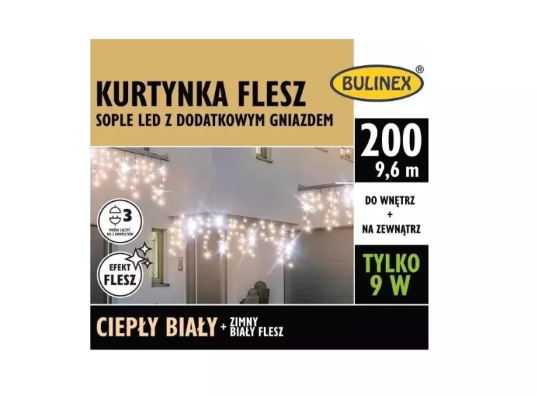 KURTYNA ŚWIETLNA BULINEX 101 - 200 LAMPEK 13-574 M.Z