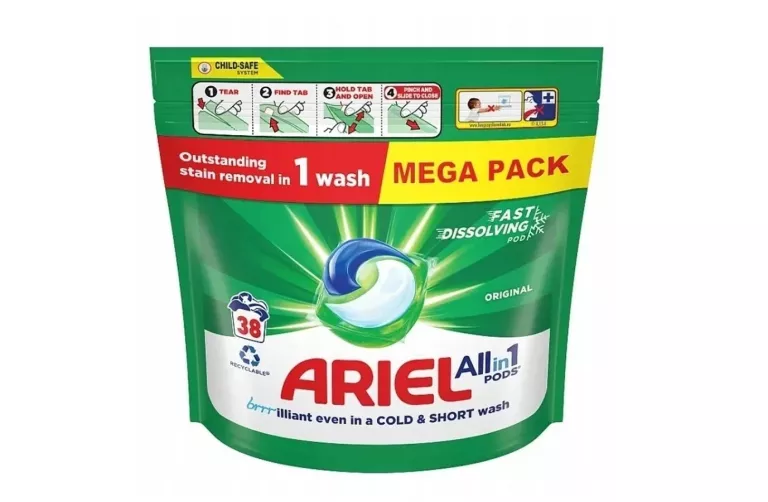 ARIEL ALL IN ONE PODS KAPSUŁKI DO PRANIA ORIGINAL 38 SZTUK