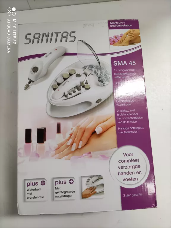 ZESTAW DO PIELĘGNACJI PAZNOKCI SANITAS SMA 45
