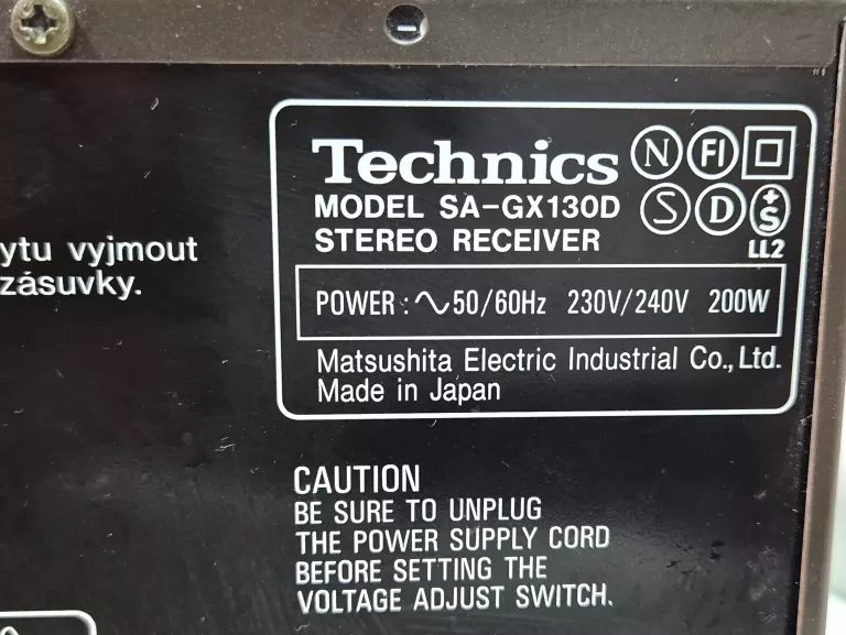 AMPLITUNER TECHNICS SA-GX130D
