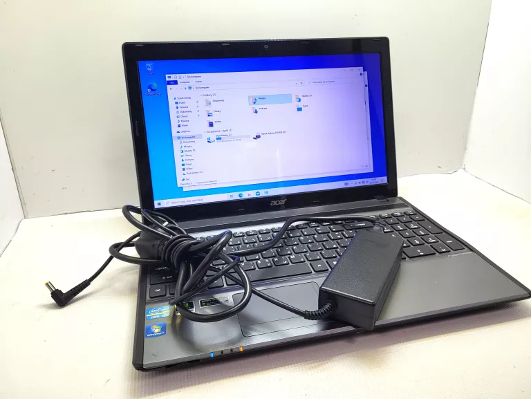 LAPTOP ACER ASPIRE 5755 + ŁAD WIN10/I5-2430/8GB/SSD 120GB
