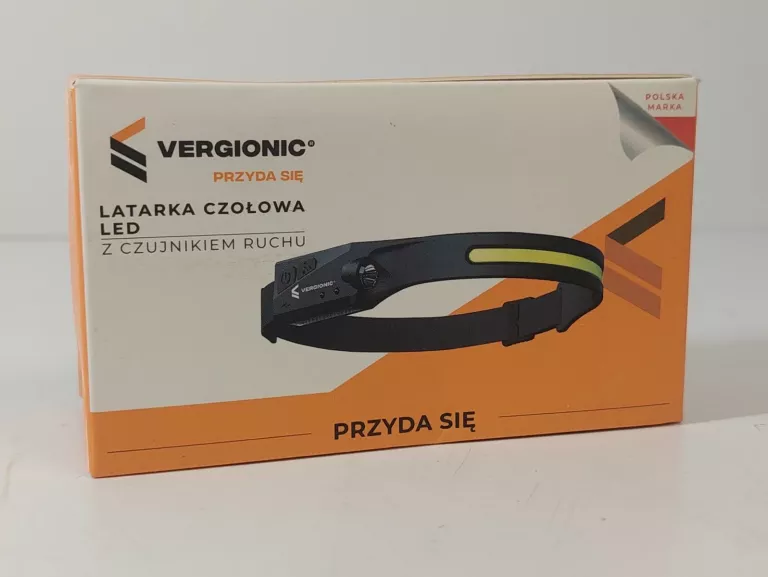 MOCNA LATARKA CZOŁOWA LED CZOŁÓWKA NA GŁOWĘ COB WODOODPORNA USB AKUMULATOR