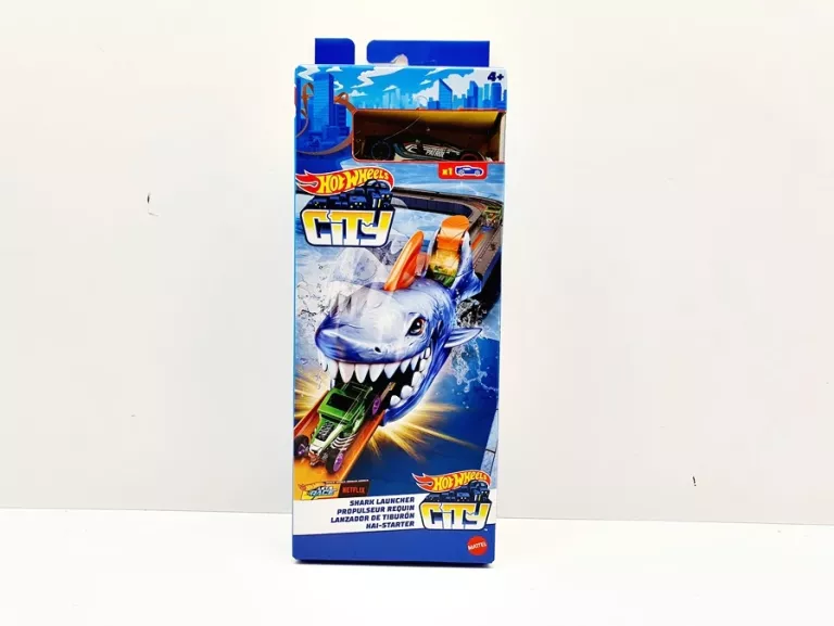 HOT WHEELS WYRZUTNIA Z REKINEM SHARK AUTKO MATTEL