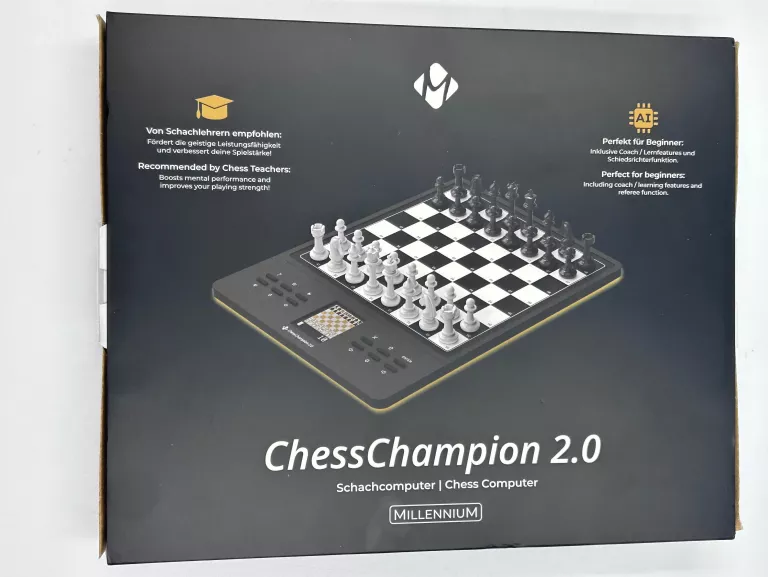 KOMPUTER SZACHOWY DLA POCZĄTKUJĄCYCH CHESSCHAMPION 2.0 MILENIUM
